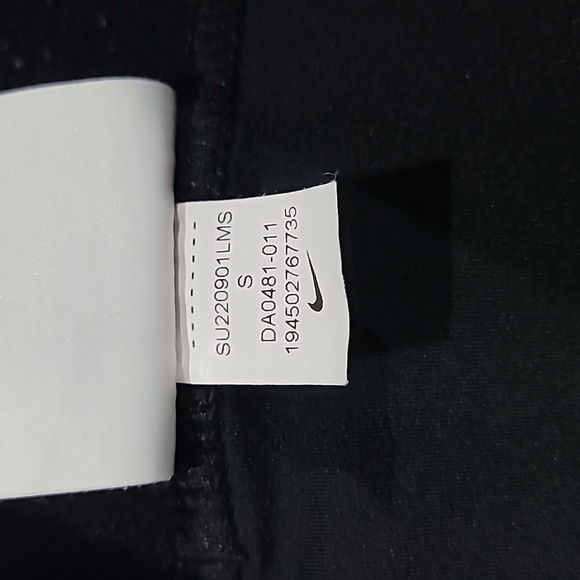 Nike Pro Black Shorts High Waist - Picture 10 of 11